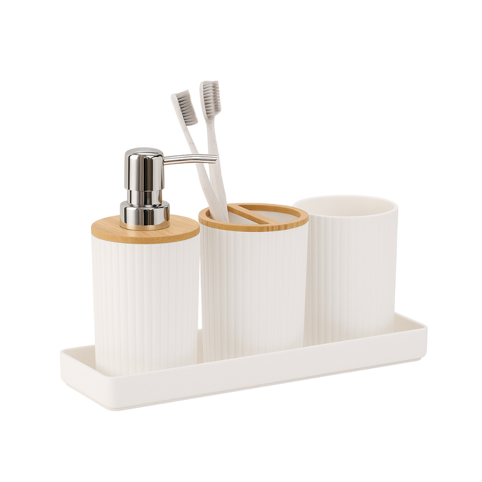 Set Dispensadores de Baño - 4 piezas