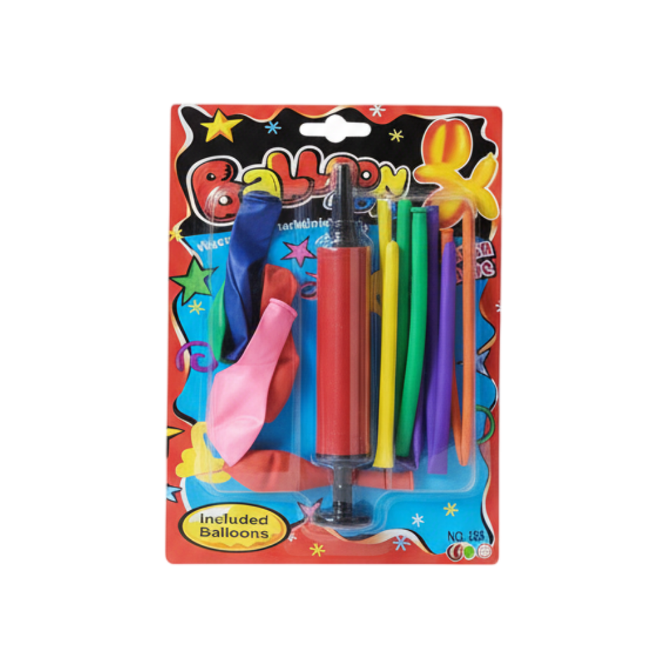 Paquete de Globos Inflador Manual