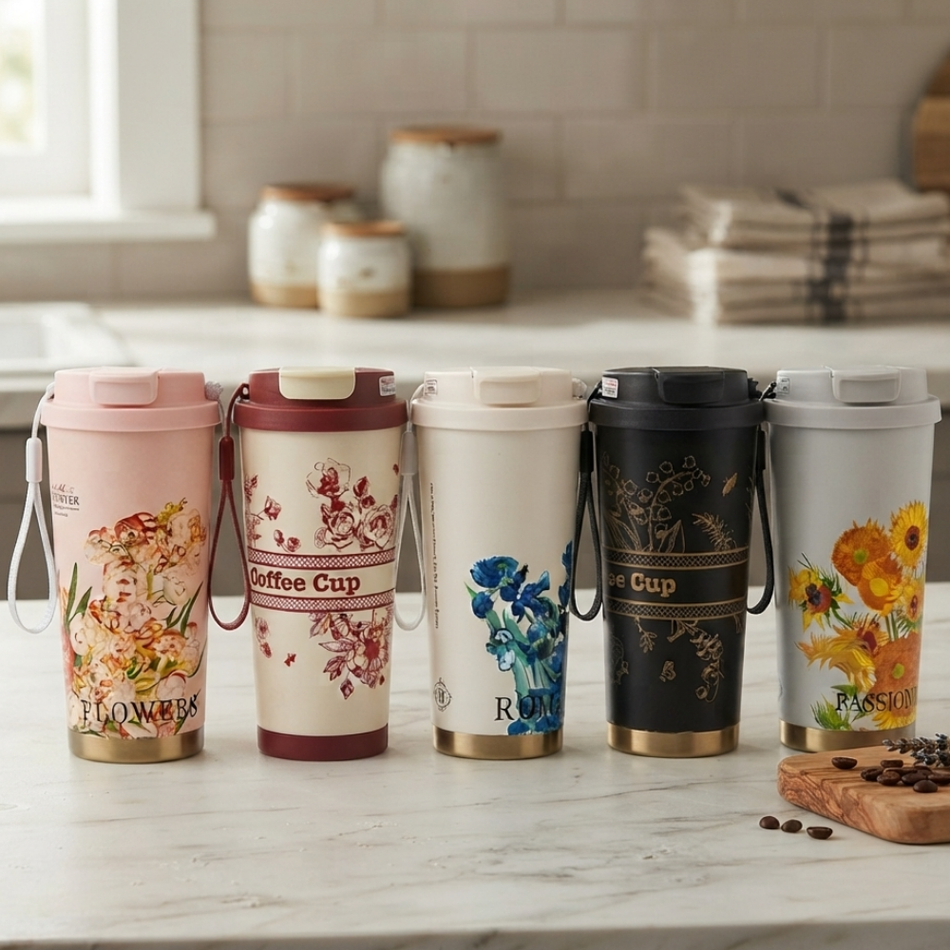 Vaso Térmico Tomatodo Floral 500ml