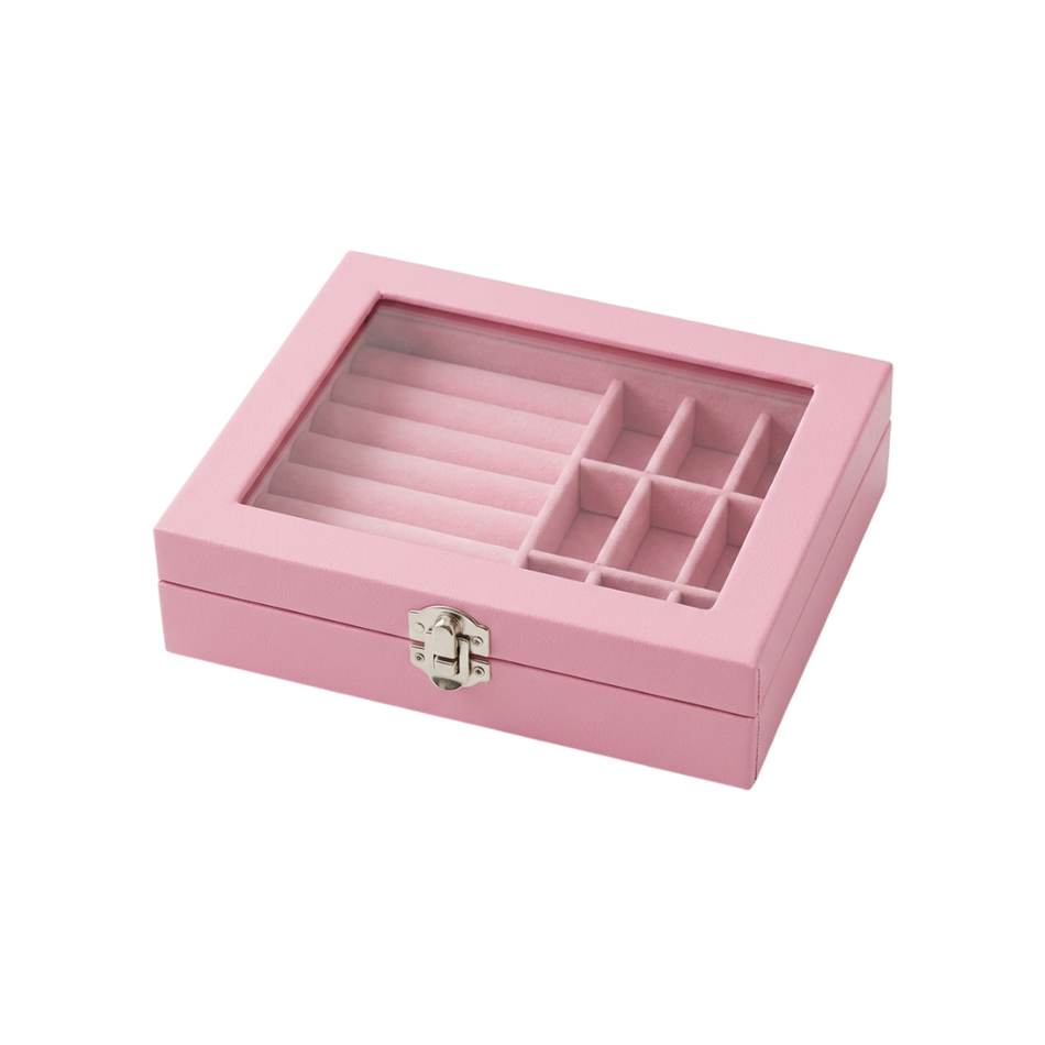 Organizador Joyero Rectangular de Tercio Pelo