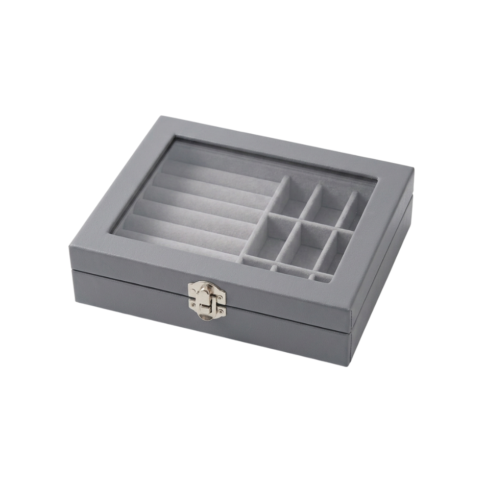 Organizador Joyero Rectangular de Tercio Pelo