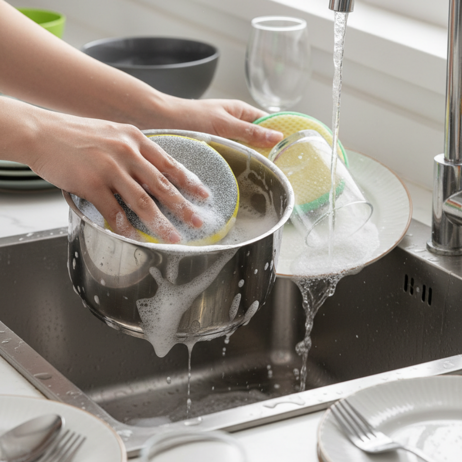 Set de 3 Esponjas para Vajilla Circular Doble Cara