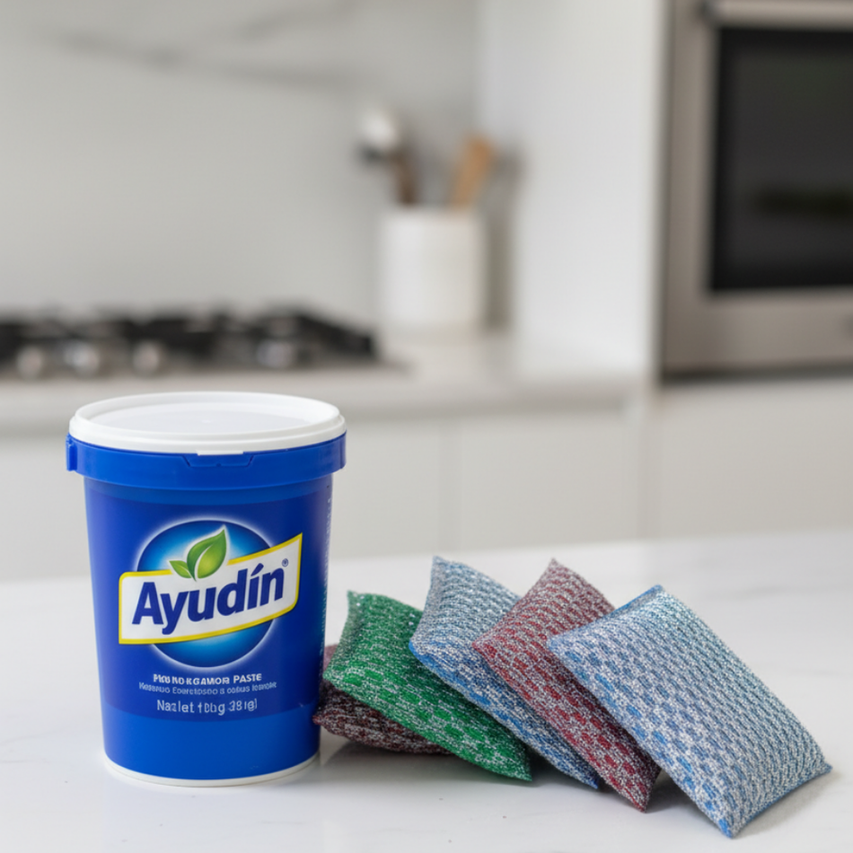 Set de 4 Esponjas para Vajilla Rectangular