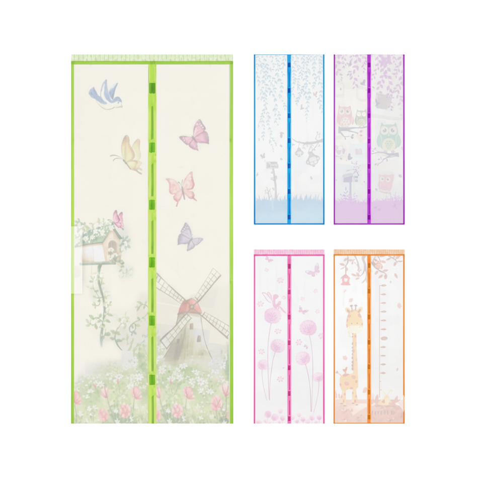 Puerta Mosquitera de Malla de Diseños