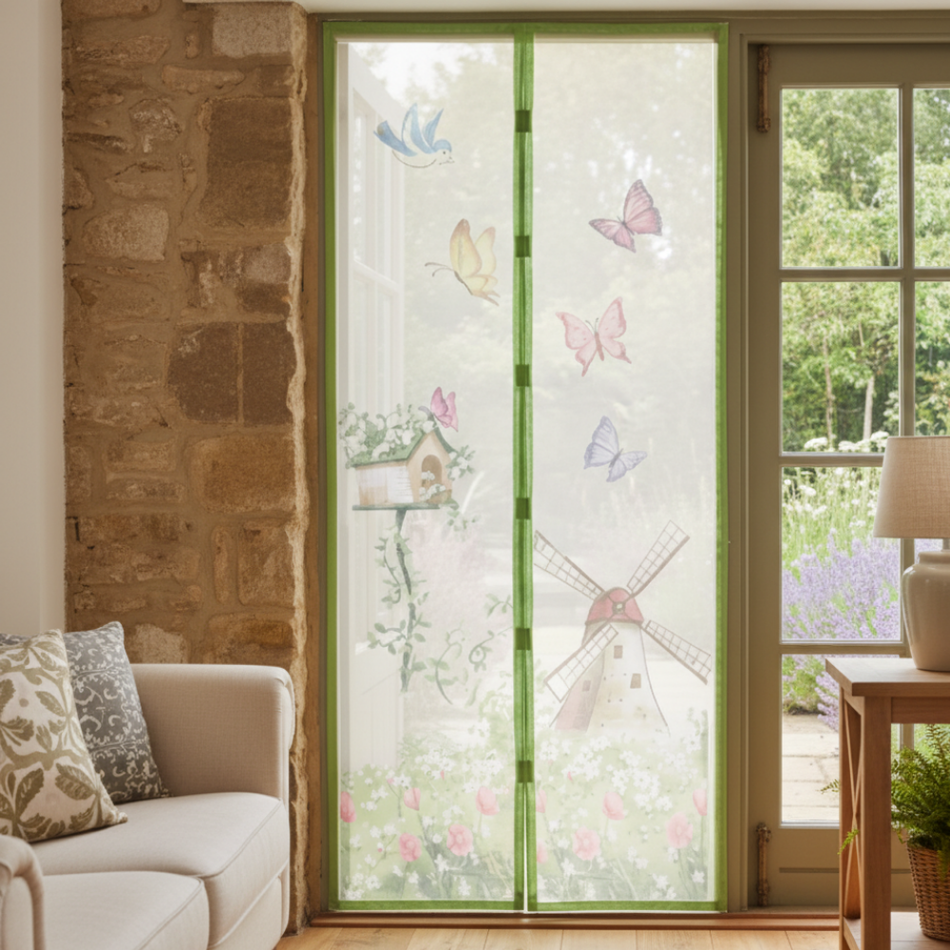 Puerta Mosquitera de Malla de Diseños