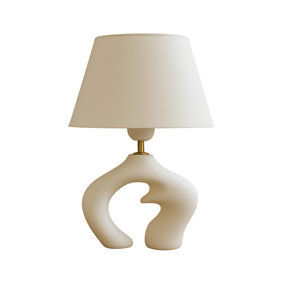 Lámpara Cerámica Modelo Taupe