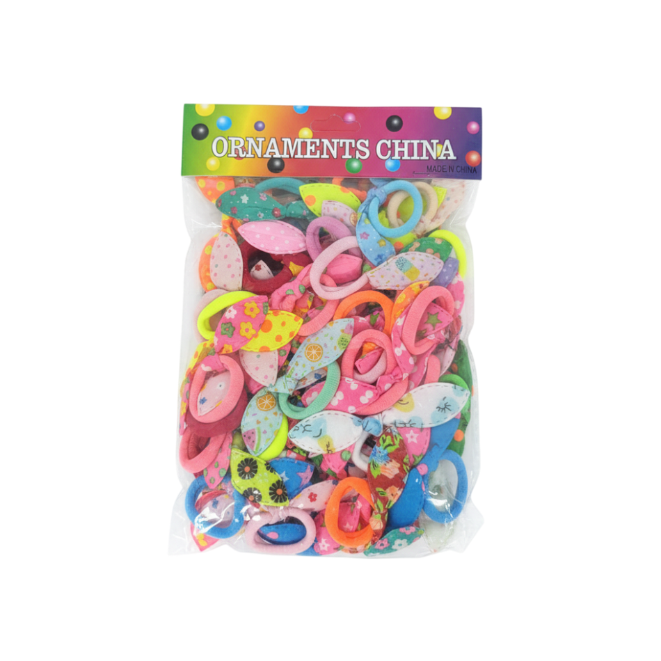 Set de Ligas "Moños" para Cabello