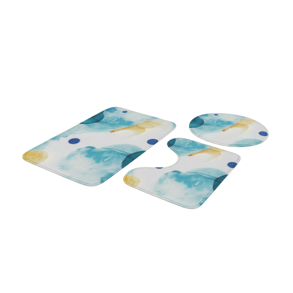 Set de Alfombra de Baño 3 en 1