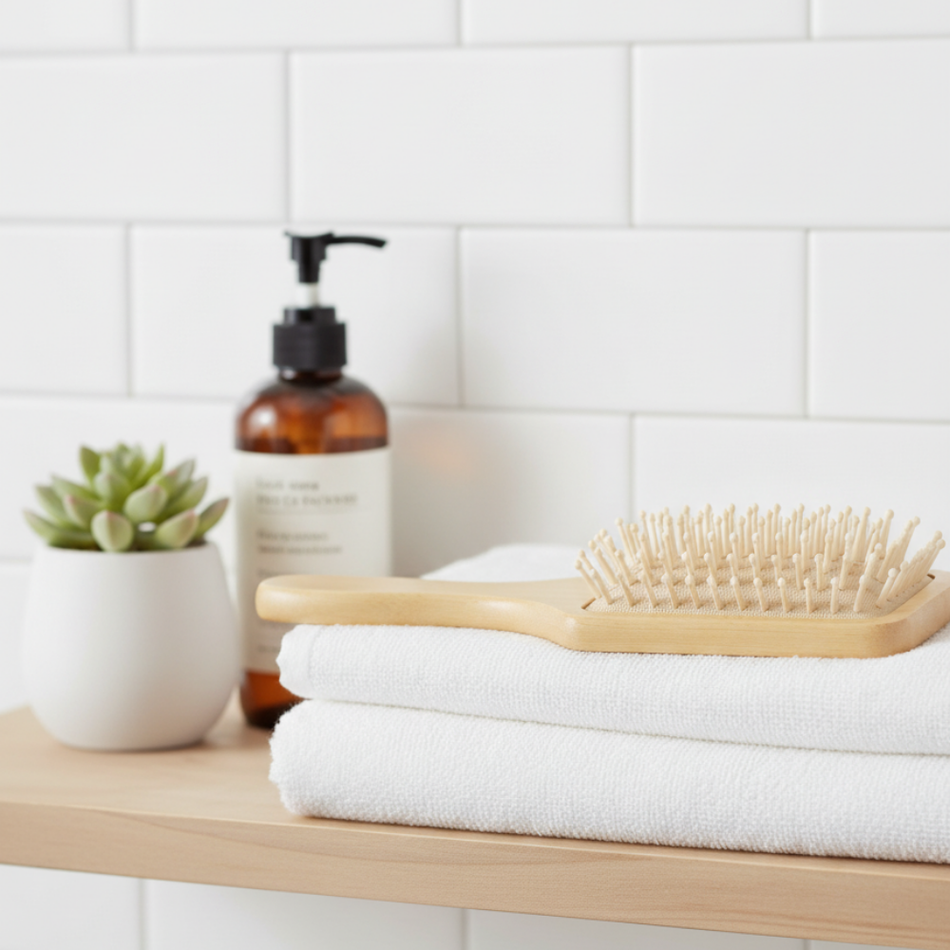 Cepillo Cuadrado de Bambú