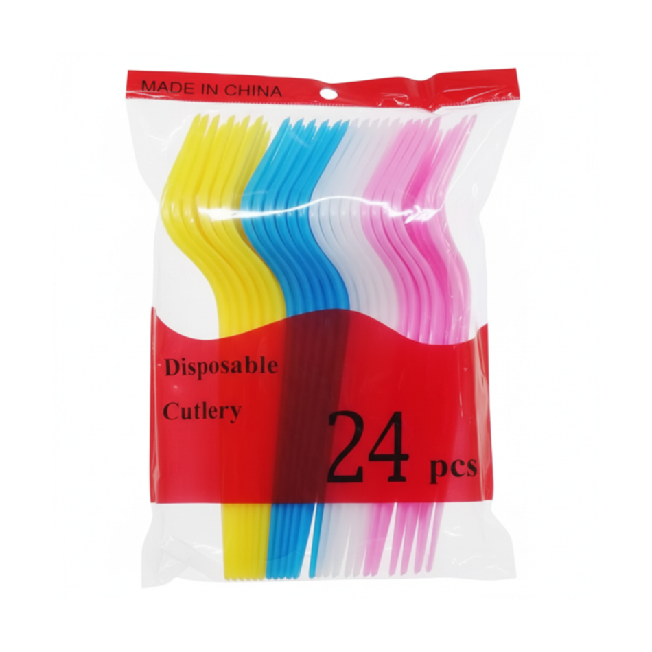 Tenedor de Plástico