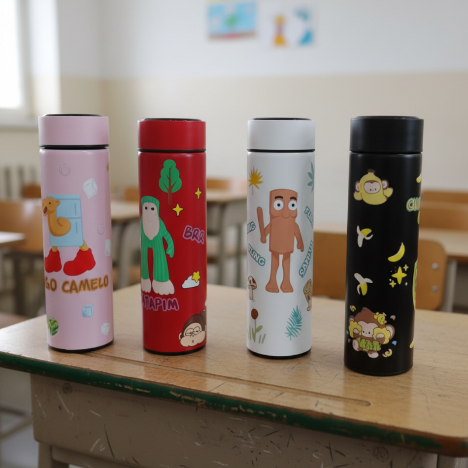 Tomatodo Termo con Diseños de Brain Rot