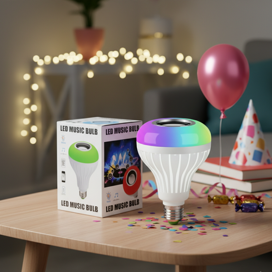 Foco Fiesta con Parlante Bluetooth