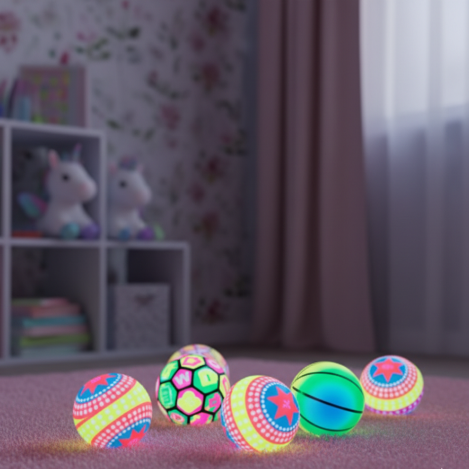 Pelotas Diseño con Luces