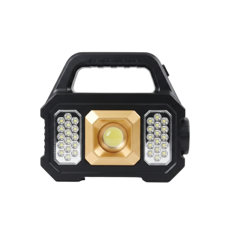 Linterna Multifuncional con Panel Solar