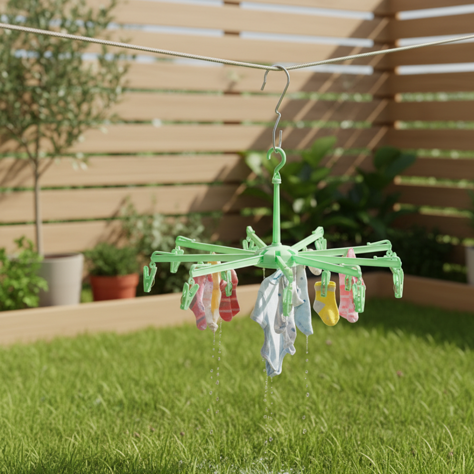 Colgador Ropa con Ganchito