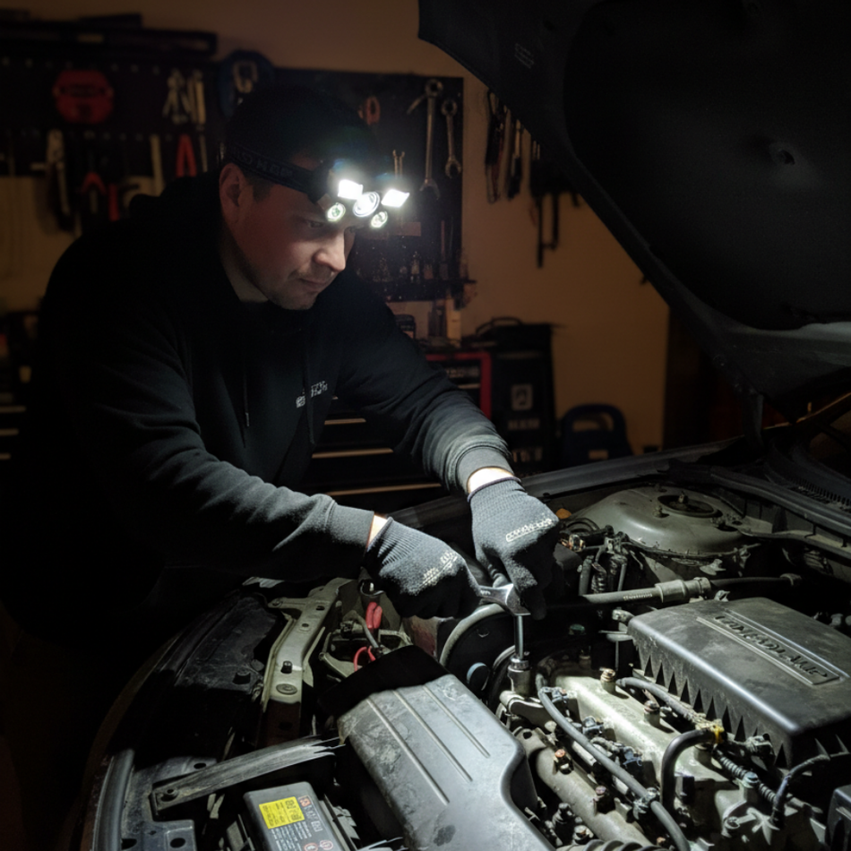 Linterna Portátil para Cabeza