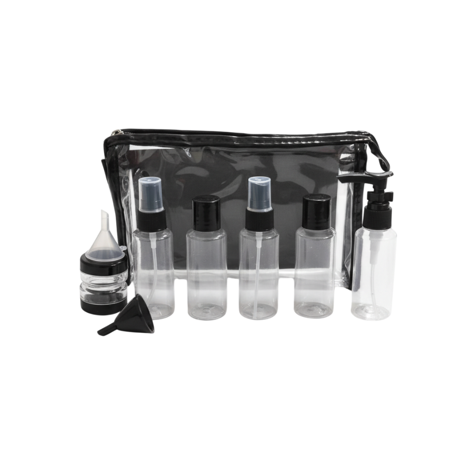 Kit de Viaje con 9 Accesorios