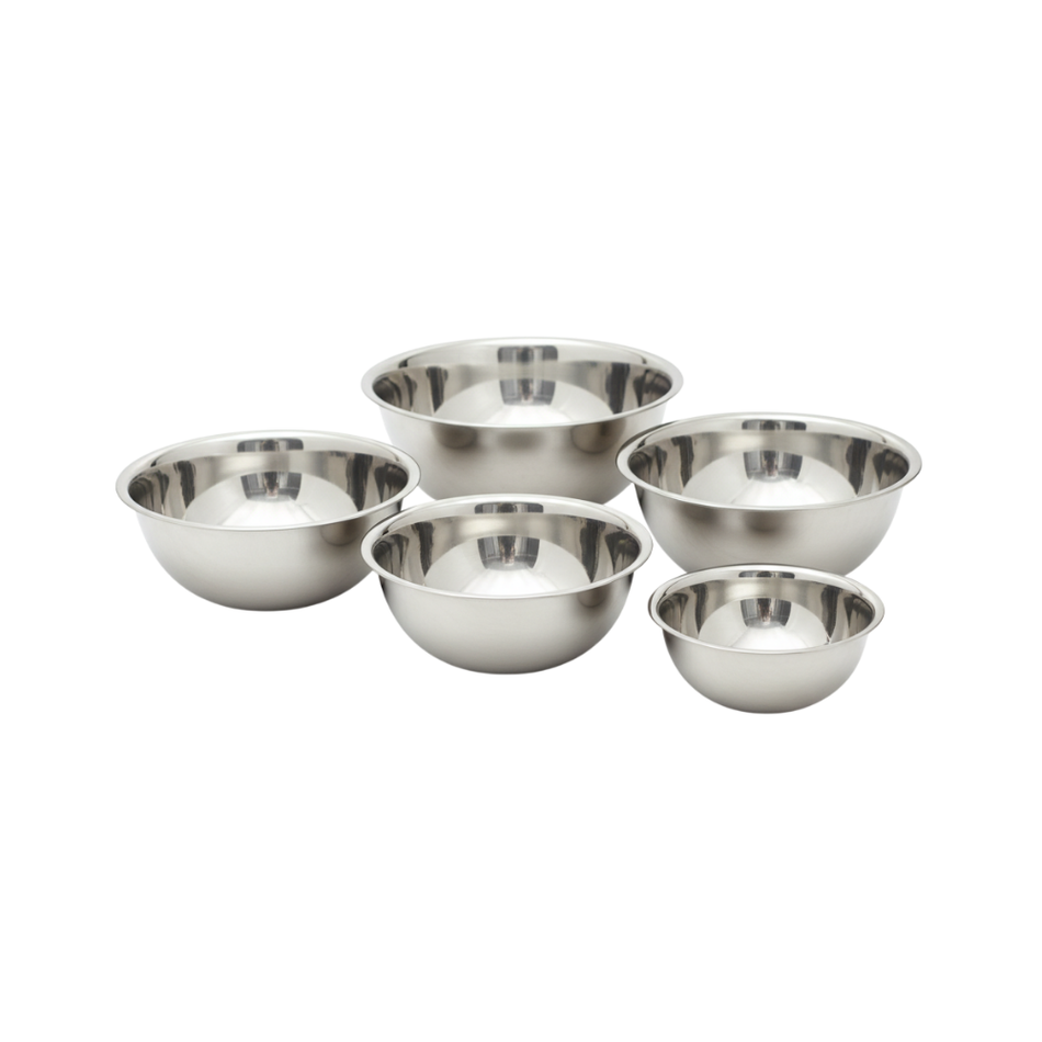 Set de Bowls Acero Inoxidable (5 unidades)