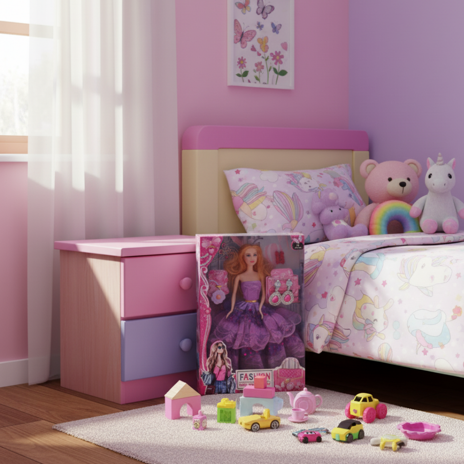 Muñeca con Vestido Largo