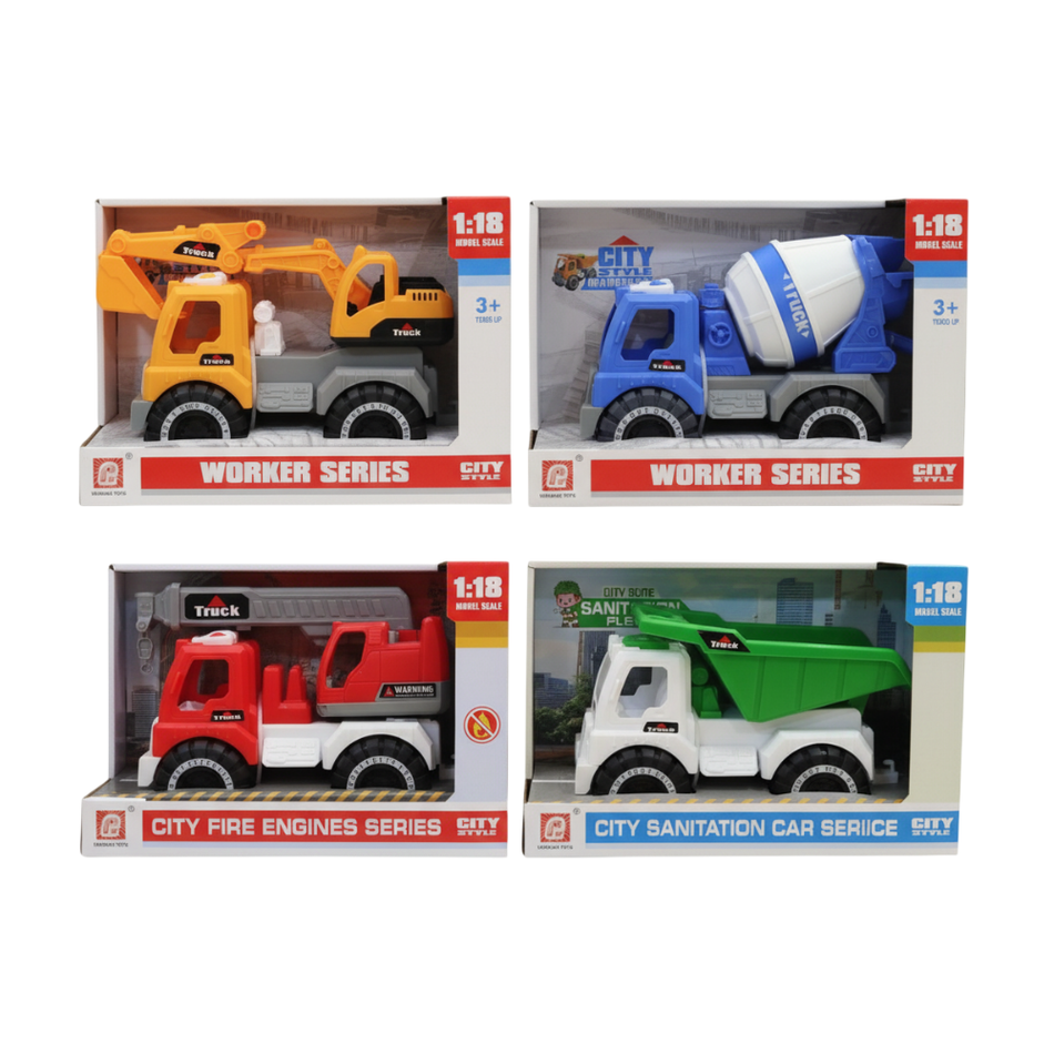 Carro Truck en  Caja - 4 Modelos