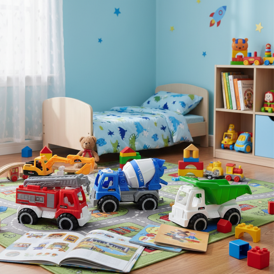 Carro Truck en  Caja - 4 Modelos