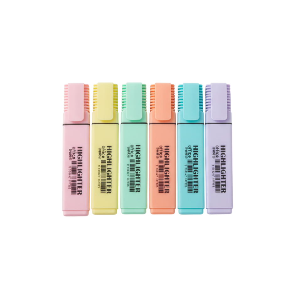 Set Resaltador de 6 unidades