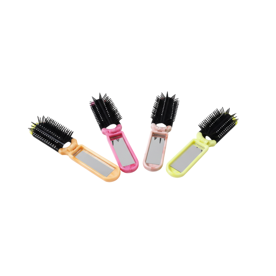 Cepillo de Cabello Plegable + Espejo