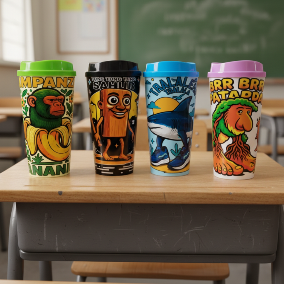 Vaso Tomatodo con Sorbete Tralalero Tralala