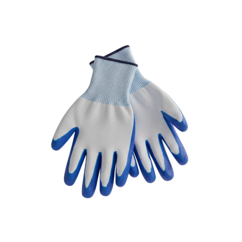 Guantes de Trabajo Blanco y Azul