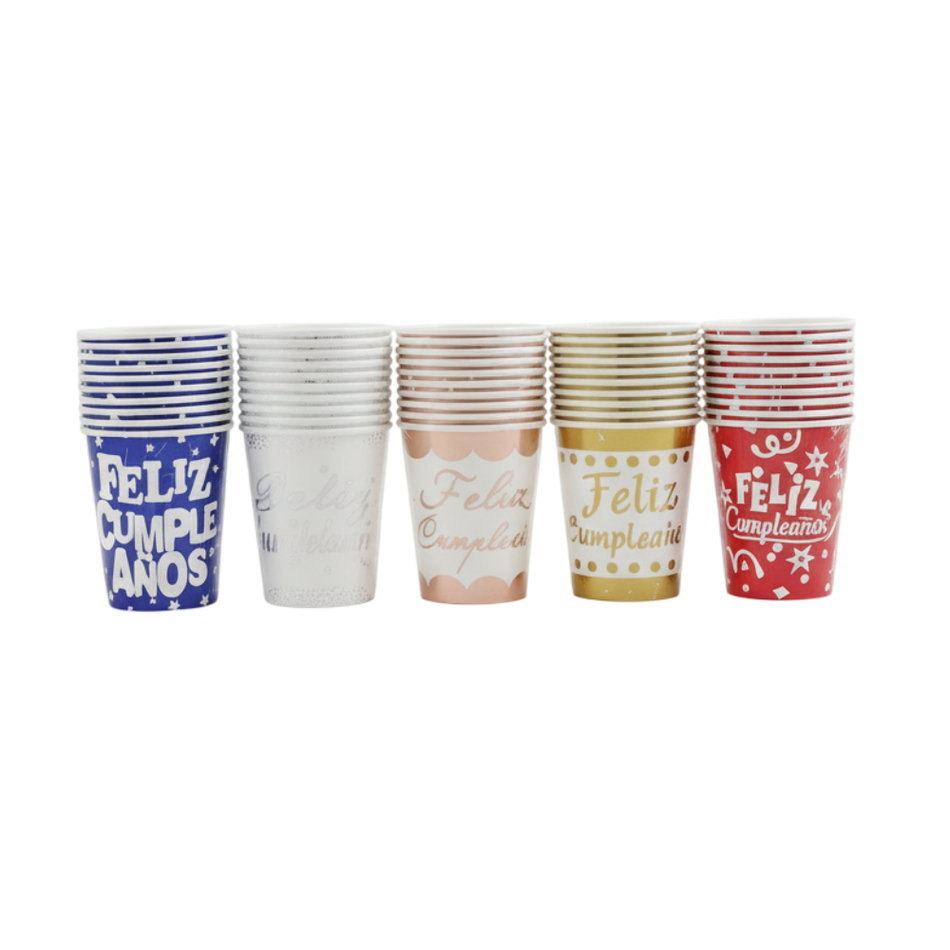 Vasos de Diseño "Feliz Cumpleaños"