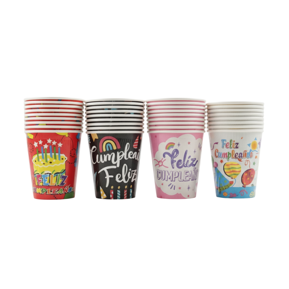 Vasos de Diseño "Feliz Cumpleaños"