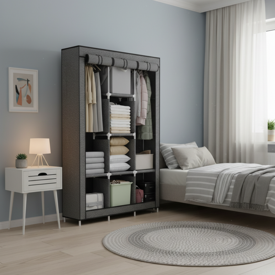 Ropero de 3 Cuerpos con Ropa