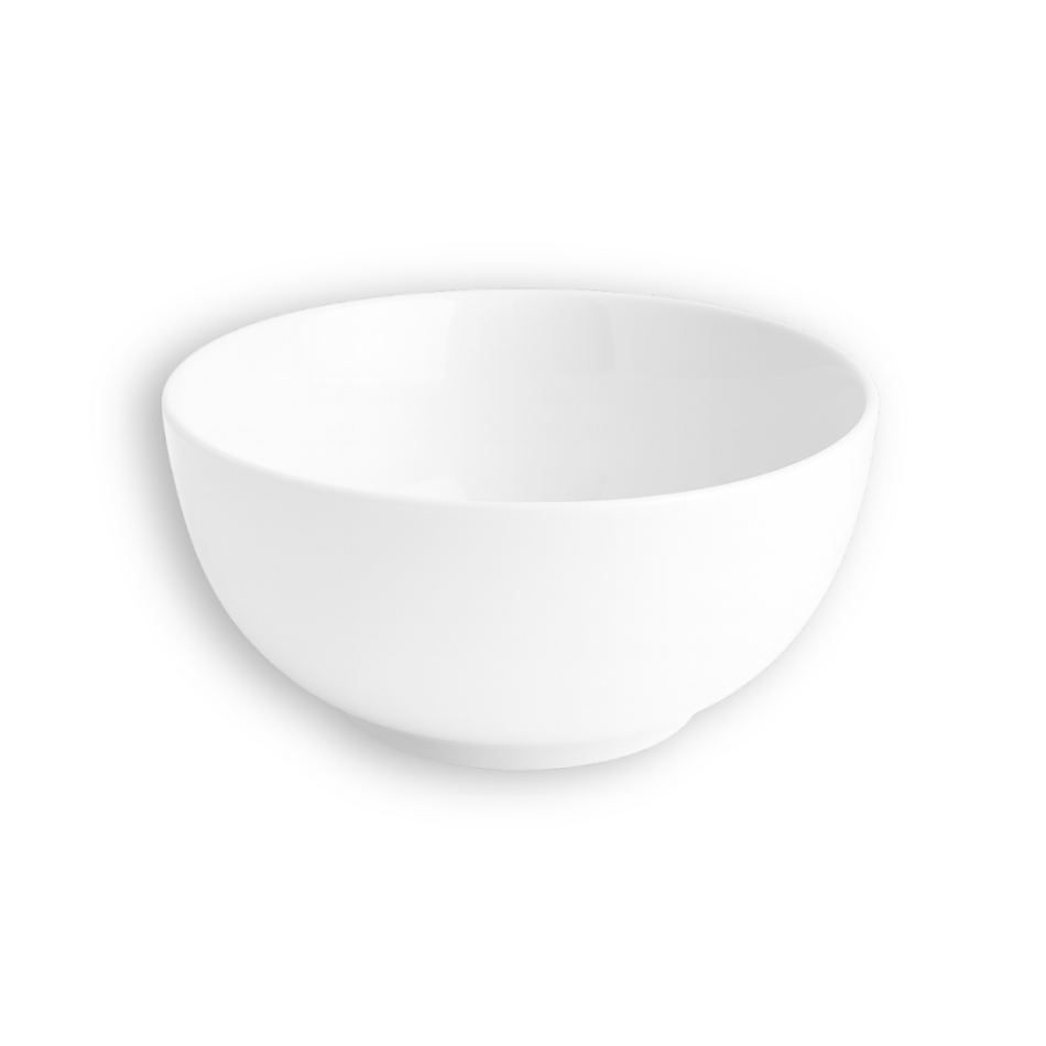 Tazón de Porcelana Mate Blanco