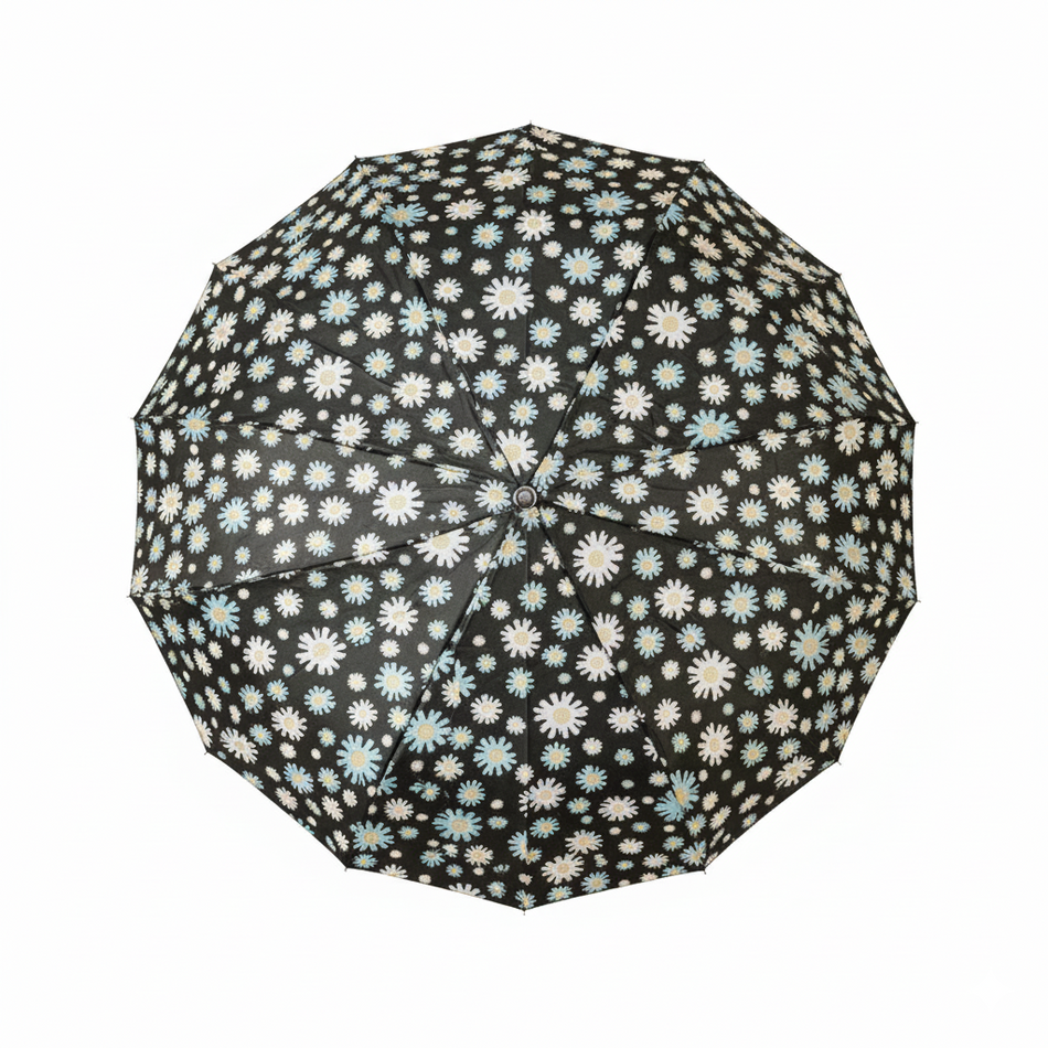 Paragua con Estampado de Flores
