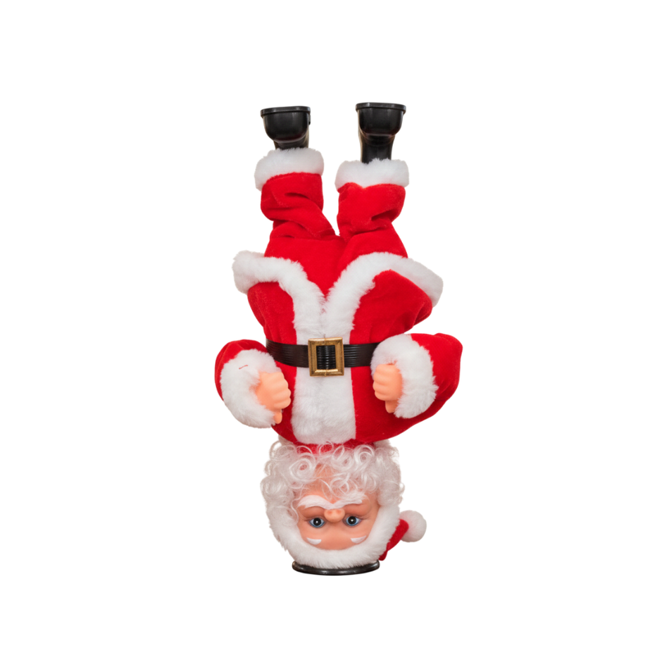 Adorno Papa Noel Acróbata Musical