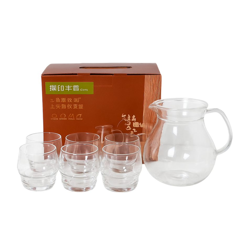 Jarra con Vaso 7 piezas