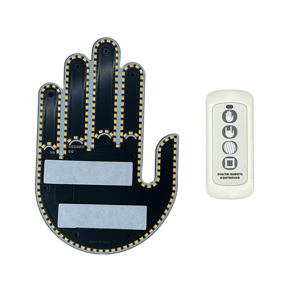 Mano de Luz LED con Gestos Luminoso para Auto con Control