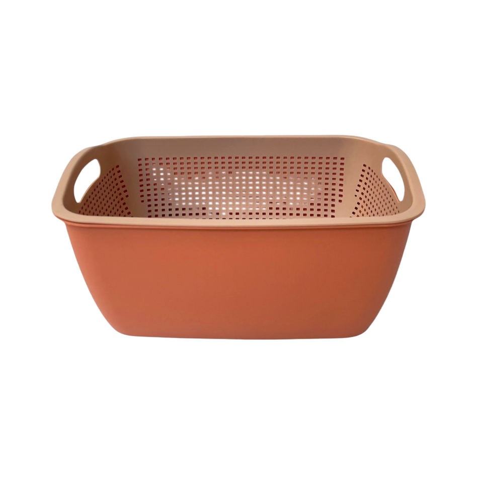 Colador Rectangular con Bandeja