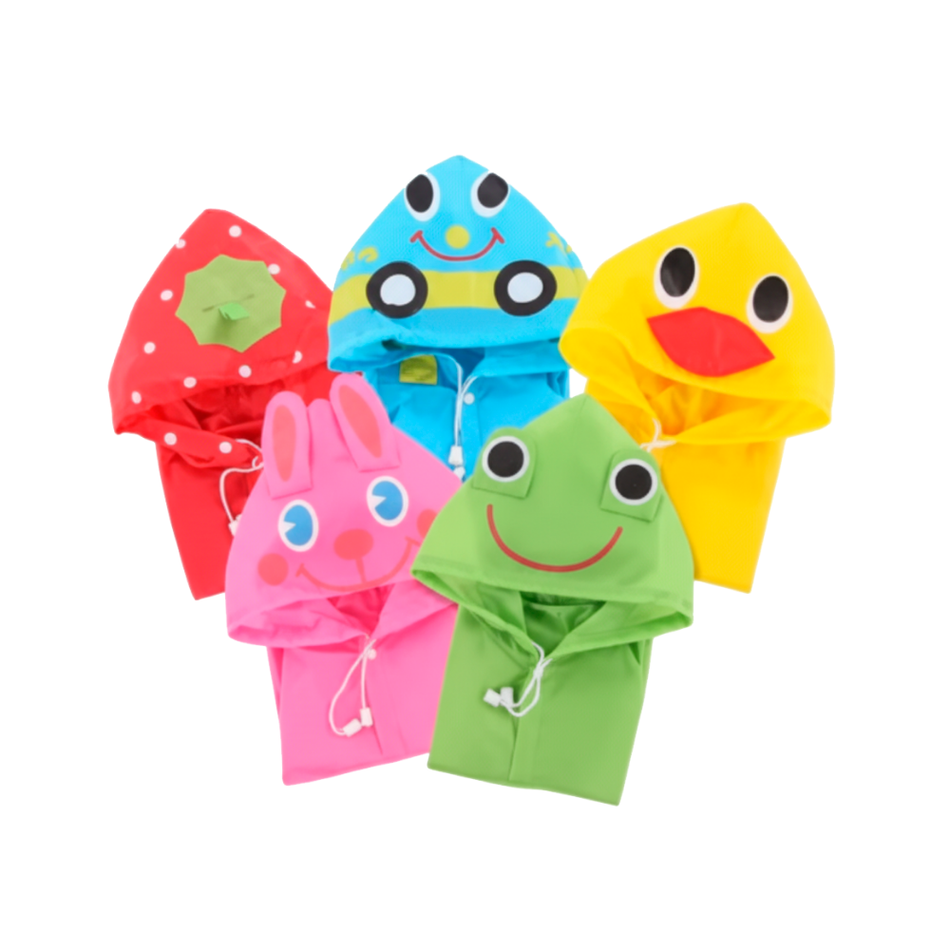 Poncho Impermeable de Diseño Niños
