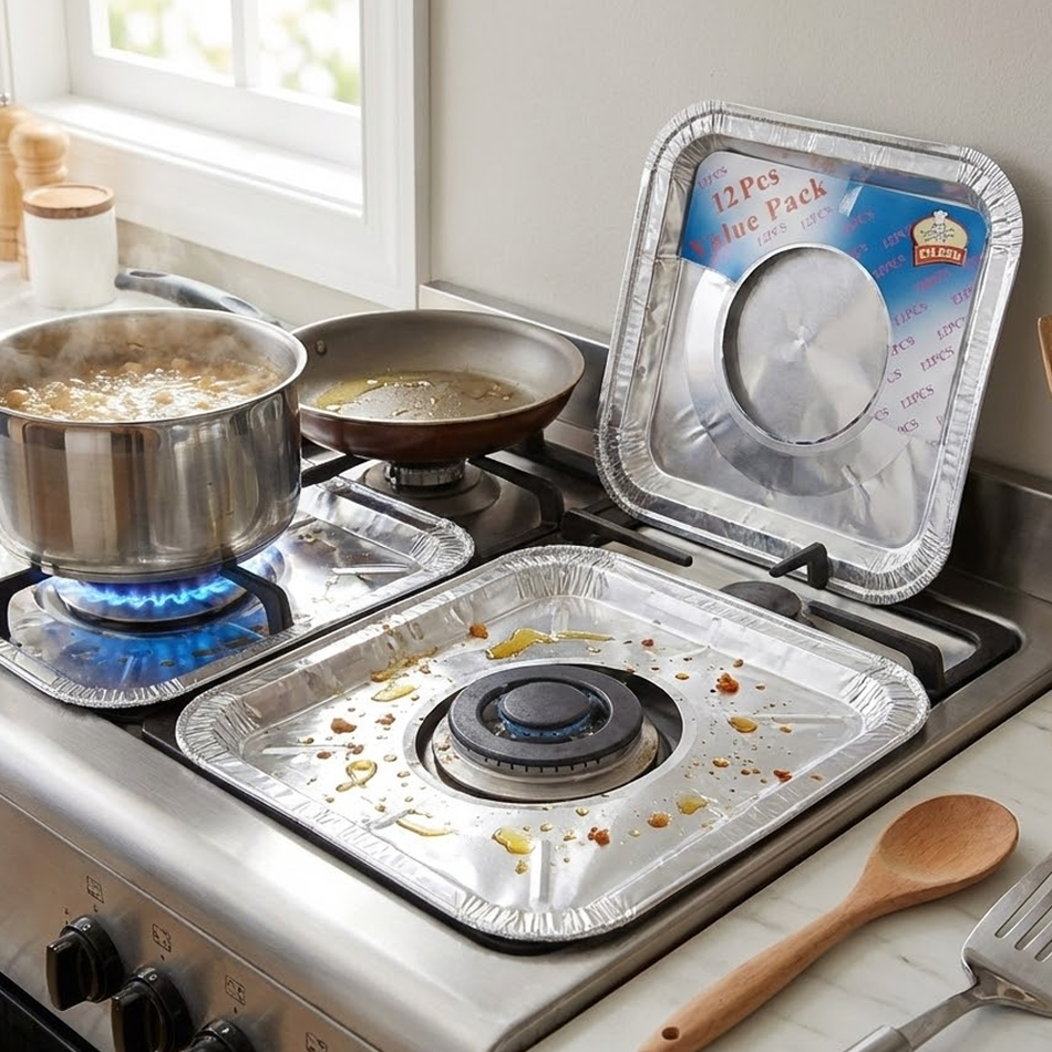 Protector de Hornilla Aluminio